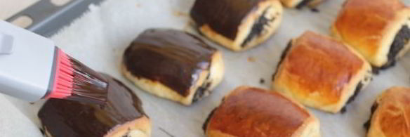 булочки с маком