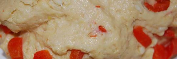 булочки с рикоттой и сладким красным перцем