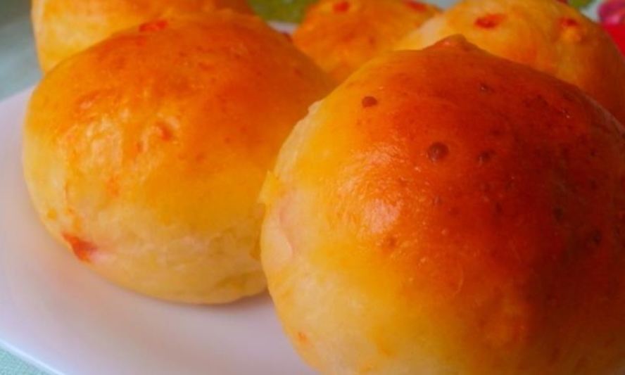 Рецепт булочек с творогом и сладким красным перцем