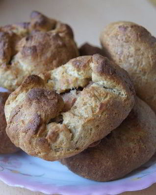 Булочки с яблоками