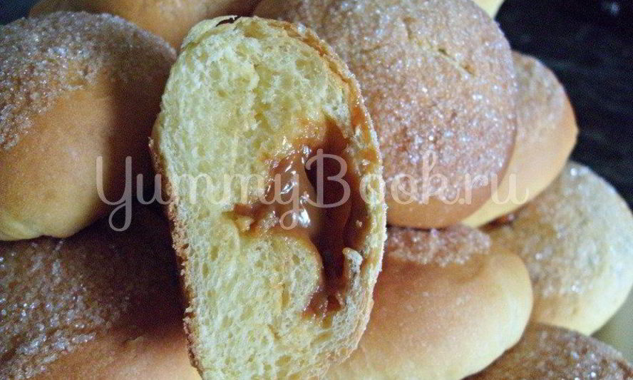 Рецепт булочек со сгущенкого