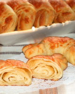 Круассаны из дрожжевого теста