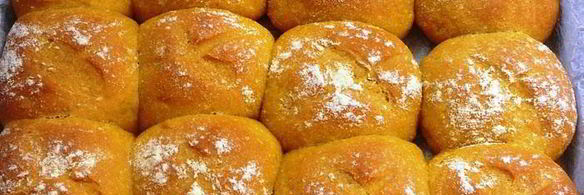 многозерновые тыквенные булочки