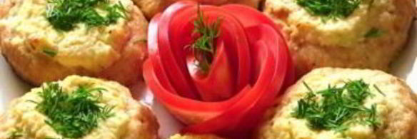 мясные ватрушки с творогом