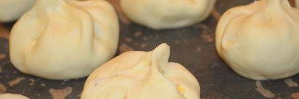 нежные булочки на сметанном тесте с ароматными яблочками