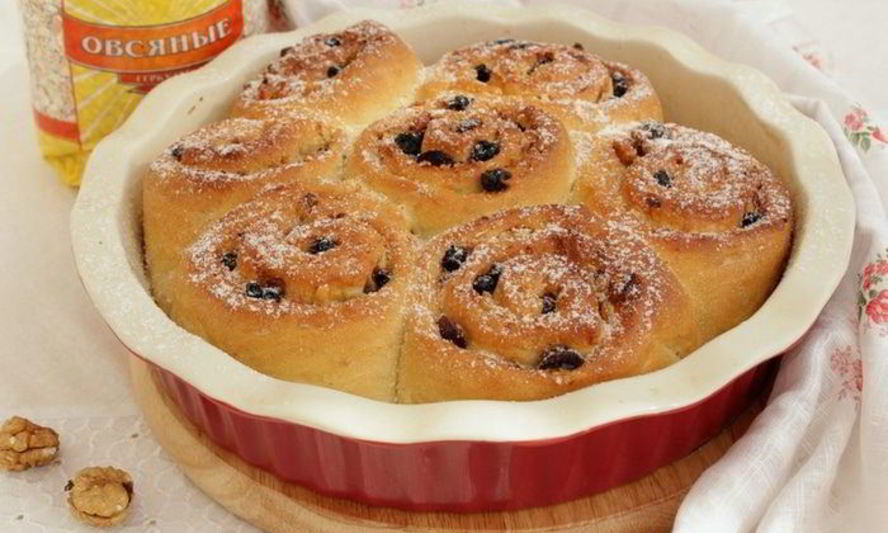 Рецепт овсяных булочек
