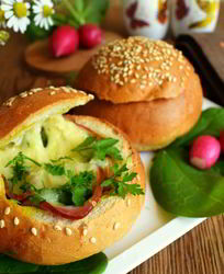 Булочки в духовке