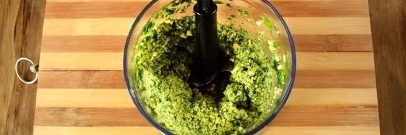 плюшки с песто из петрушки