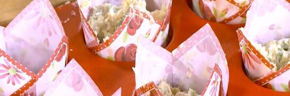 сливочные булочки с ревенем