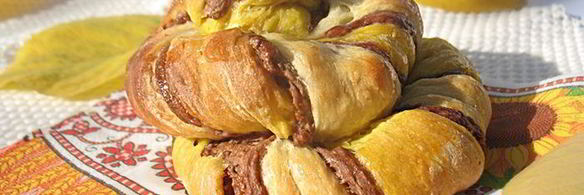 трехцветные булочки