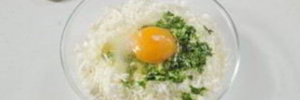 ватрушки с творогом, брынзой и зеленью