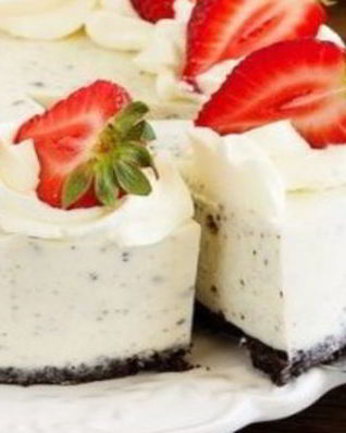 Чизкейк классический из творога без выпечки