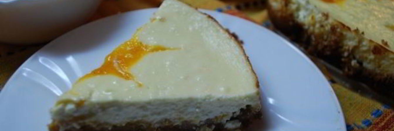 Чизкейк с абрикосами