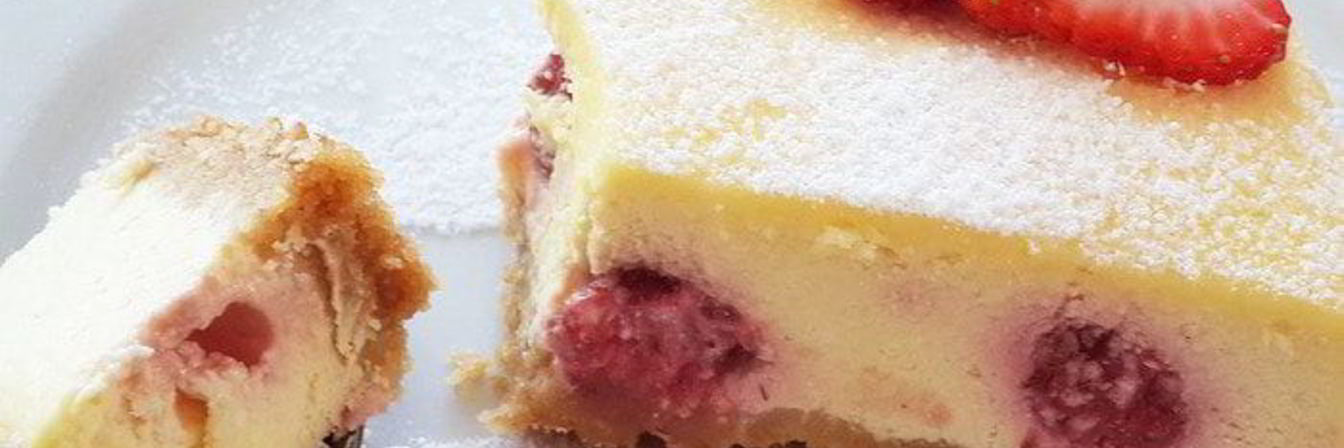 Чизкейк с клубникой