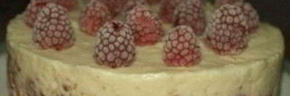 чизкейк с малиной и шоколадом