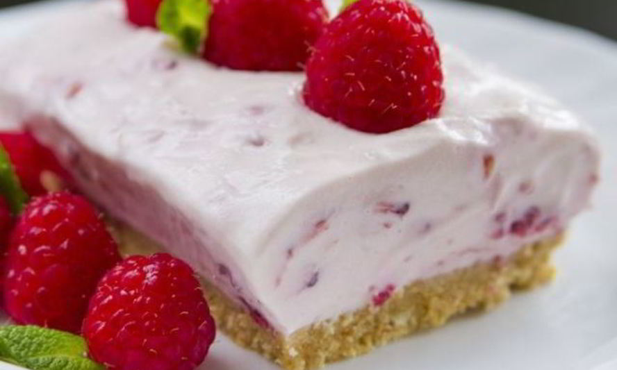 Рецепт чизкейка с малиной