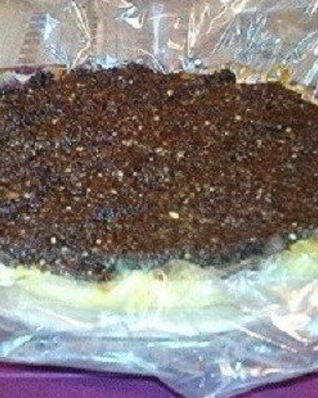 Чизкейк с плавленым сливочным сыром и шоколадной пастой с кешью и фундуком