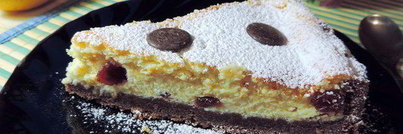 чизкейк с пьяной клюквой