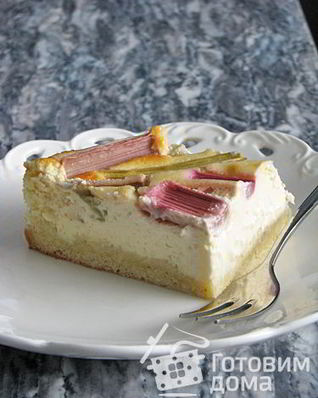 Чизкейк с ревенем