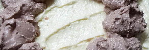 чизкейк с шоколадной начинкой