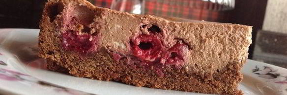 чизкейк шоколадная вишенка