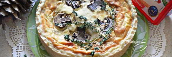 грибной закусочный чизкейк