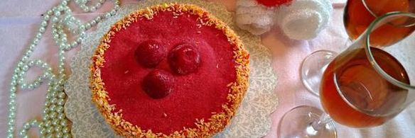 клубничный чизкейк без сыра