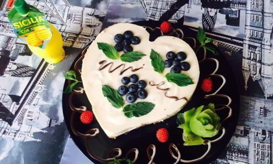 Рецепт нежного чизкейка с голубикой