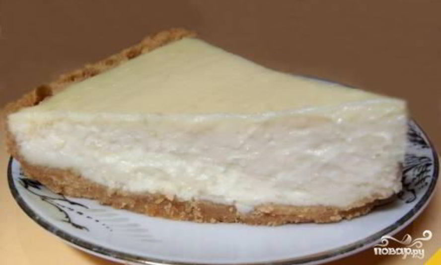 Рецепт низкокалорийного чизкейка без выпечки