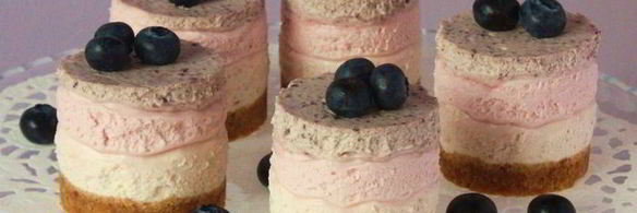 тройные ягодные чизкейки