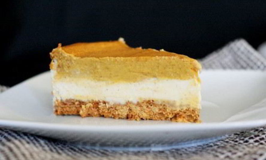 Рецепт тыквенного чизкейка с крекером