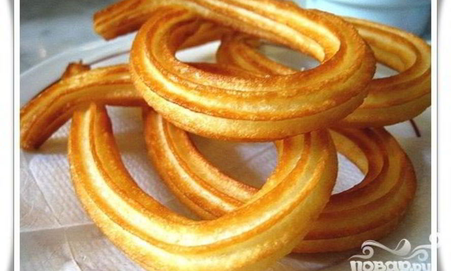 Рецепт чурроса из заварного теста