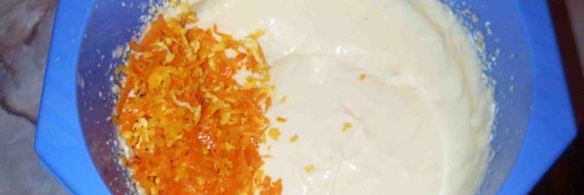 апельсиновый кекс большой