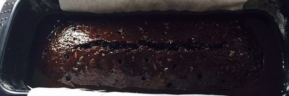 апельсиновый кекс с шоколадом и лесными орехами