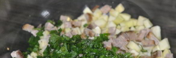 ароматные кабачковые кексы с ветчиной