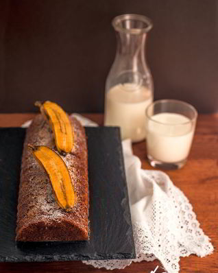 Банановый кекс