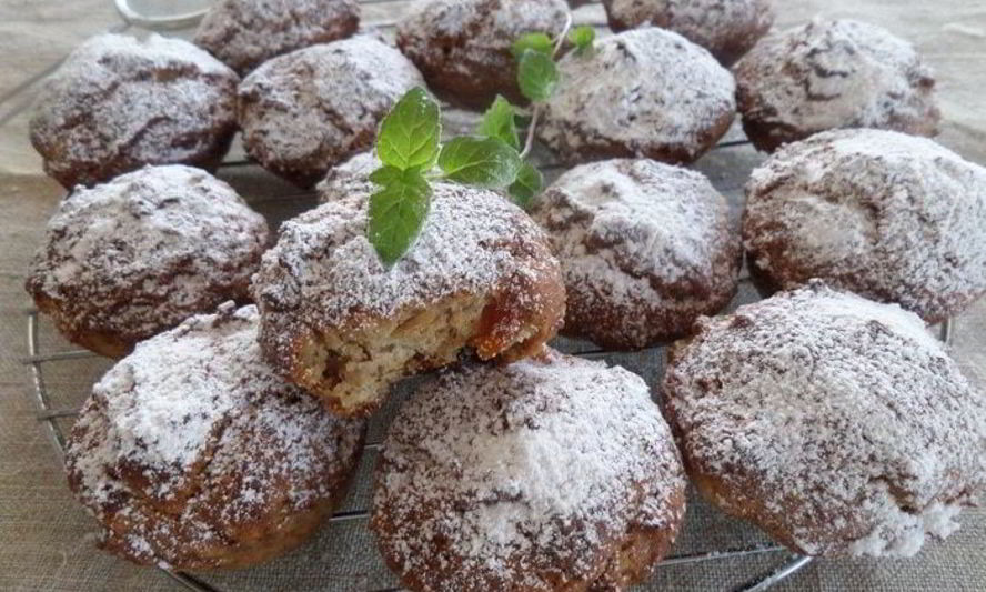 Рецепт гречневых кексов с бананом и курагой