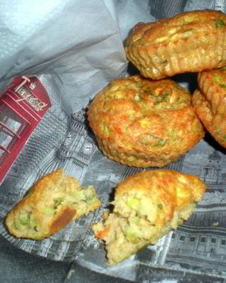 Кабачковые кексы