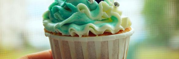 капкейки с черничным джемом