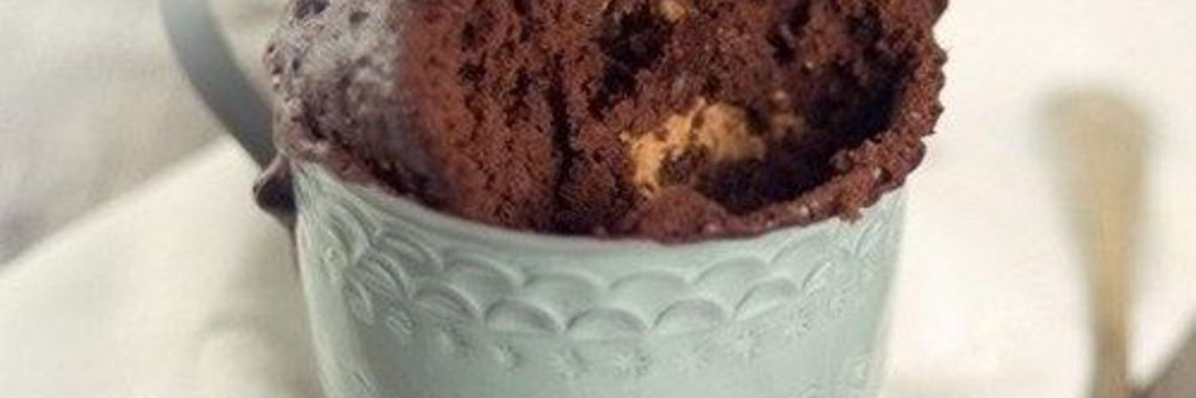 Кекс из пасты Nutella в микроволновке