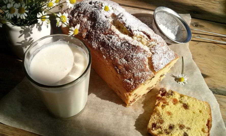 Рецепт кекса классического с изюмом