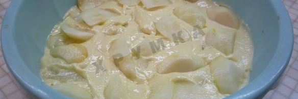 кекс с грушей большой