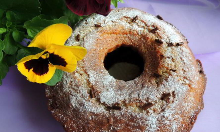 Рецепт кекса с йогуртом и какао