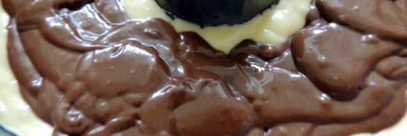 кекс с йогуртом и какао