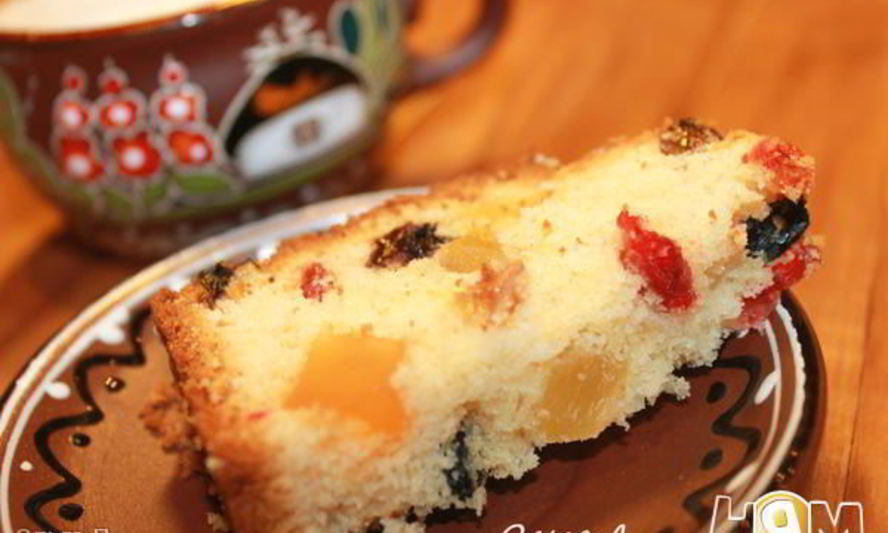 Рецепт кекса с изюмом и цукатами