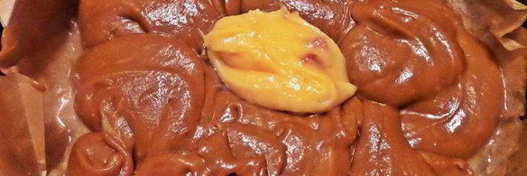 кекс с клюквой и кофе