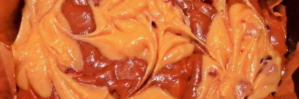 кекс с клюквой и кофе