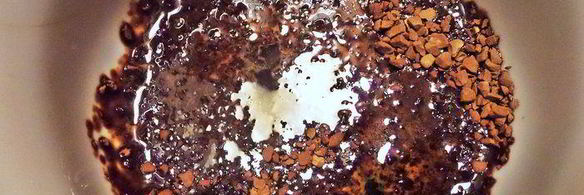 кекс с клюквой и кофе