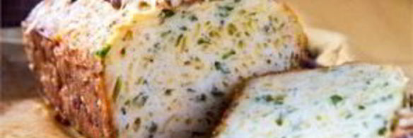 кекс с сыром и зеленью