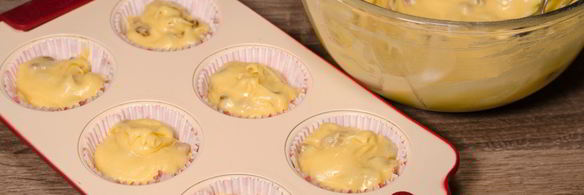 кексы с изюмом